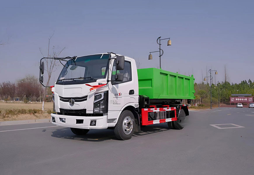 程力飛碟奧馳X2國六藍牌重載底盤勾臂垃圾車